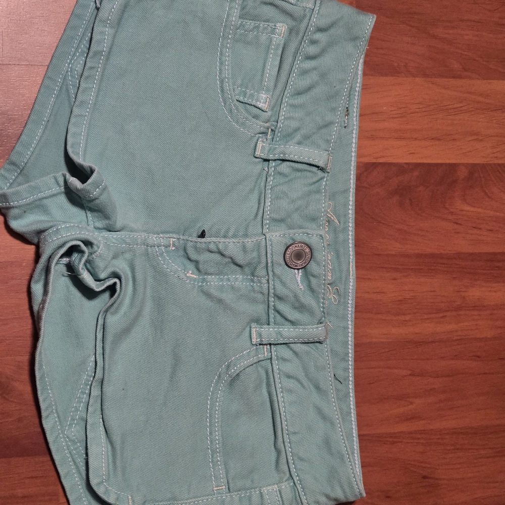 American Eagle Outfitters Teal Jean Shorts